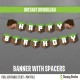 Minecraft Happy Birthday Banner with Spacers